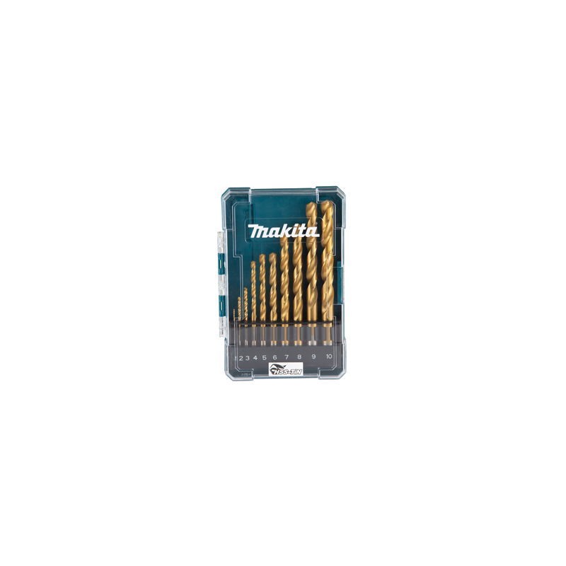 10 gab. HSS-TiN metāla urbju komplekts, 1,0 - 10,0 mm