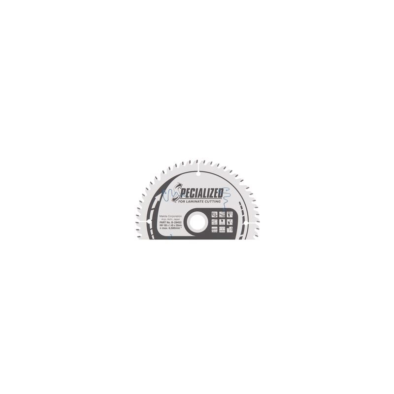 T.C.T. Zāģripa MDF/Laminātam 165X1.45X20mm 5° T52 SPECIALIZED for lpriekš lamināta