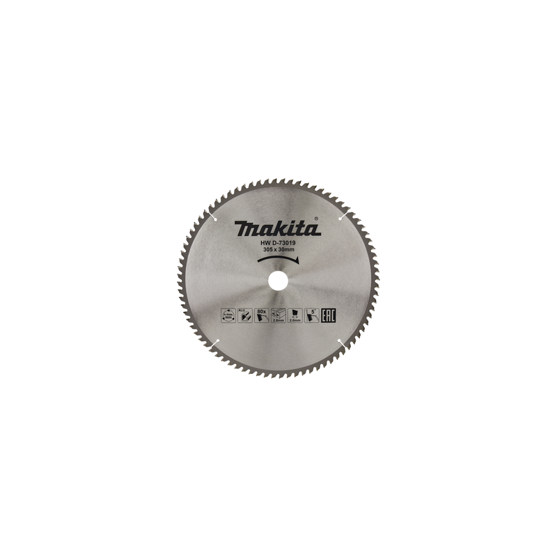 T.C.T. Zāģripa alumīnijam 305X2.8X30mm 5° T80 priekš alumīnija