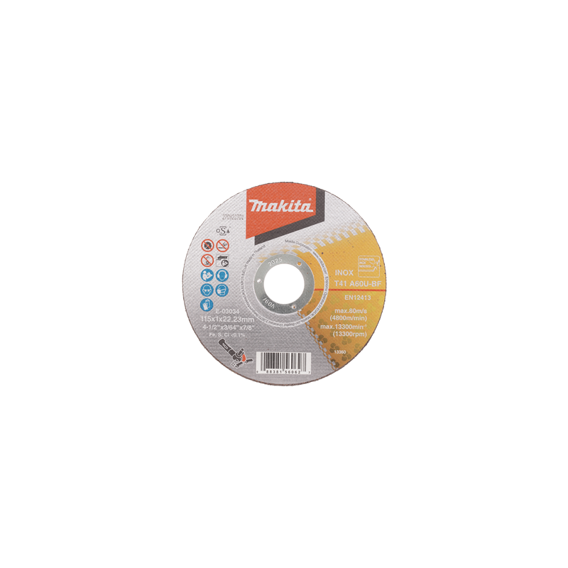 Griezripa 115 X 1 MM Inox/tērāuds