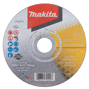 Griezripa 125x1,0 mm, A60V,...