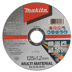 Griezripa 125X1,2x22.23mm,...