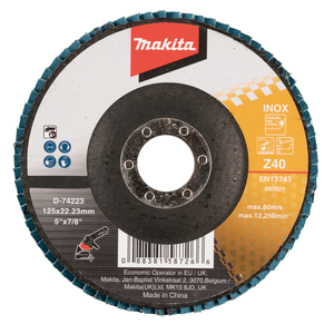 Lameļu slīpdisks 125X22.3MM...