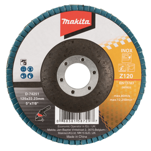 Lameļu slīpdisks 125X22.3MM...