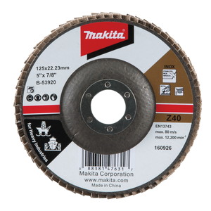 Lameļu slīpdisks 125mm K40...