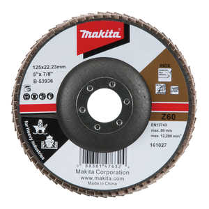 Lameļu slīpdisks 125mm K60...