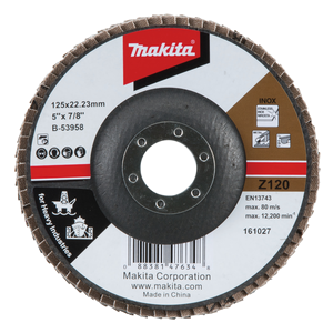 Lameļu slīpdisks 125mm K120...