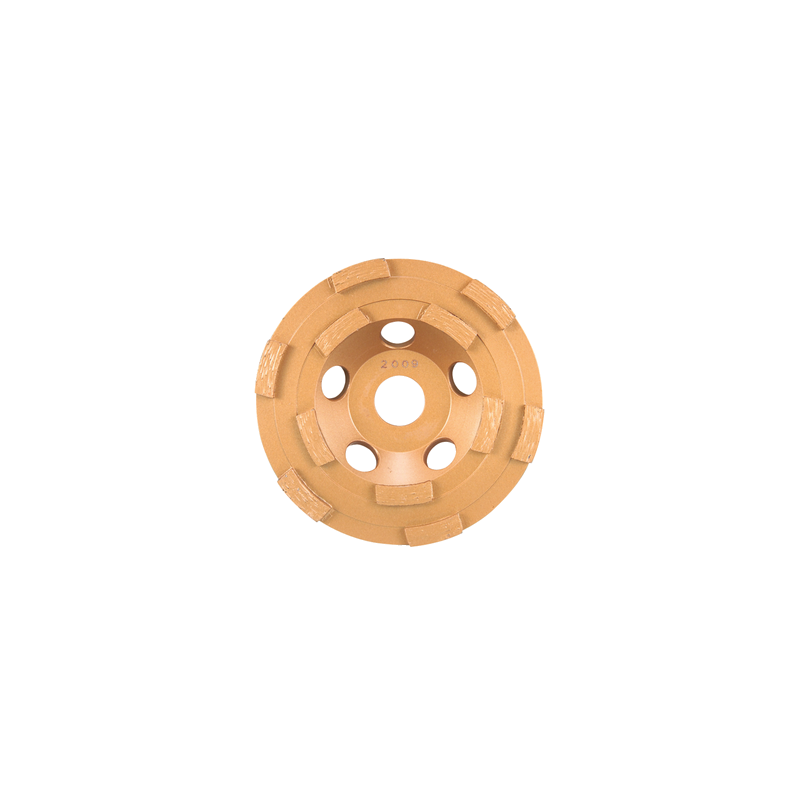 Dimanta slīpripa 125mm 2-rindu atsevišķiem segmentiem, cietam betonam