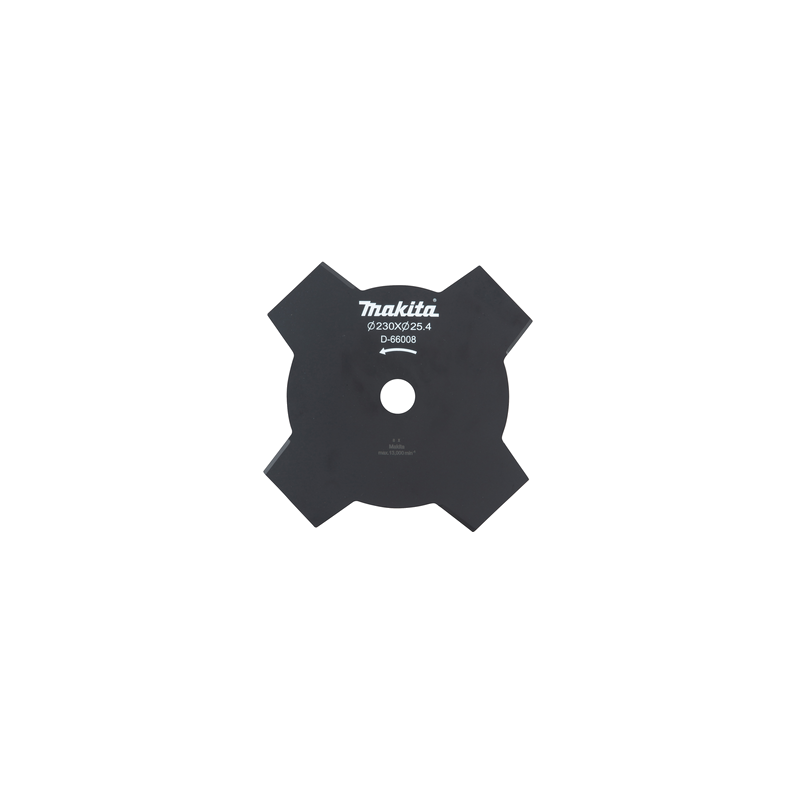 4-zobu asmenis trimmeriem, 230x25,4MM