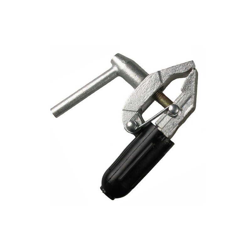 Screw type earth clamp