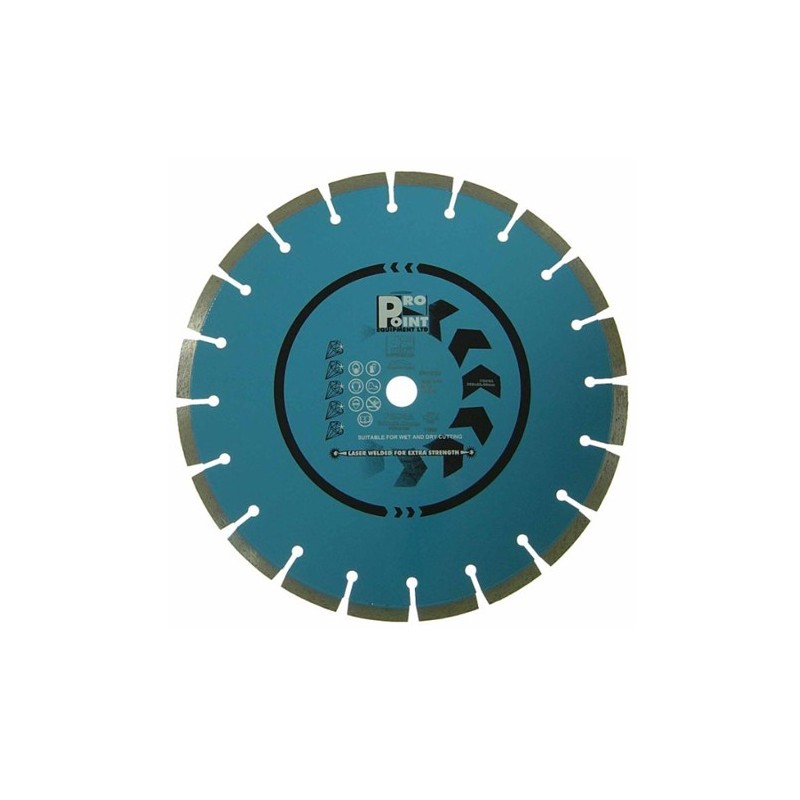 PRO6A - Premium quality laser welded segmented diamond blade for concrete