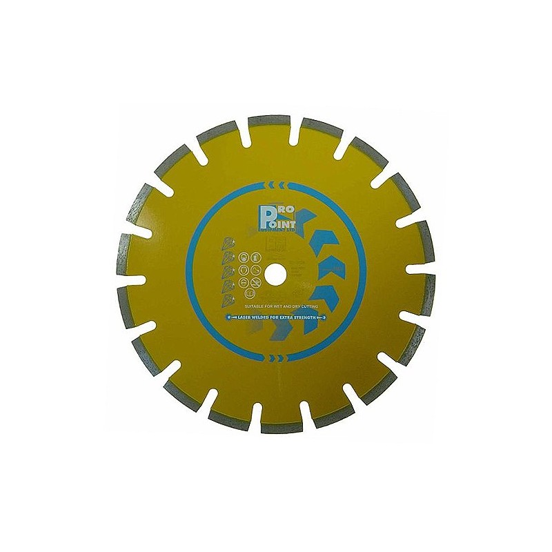 PRO7B - Premium quality laser welded segmented diamond blade for most masonry materials