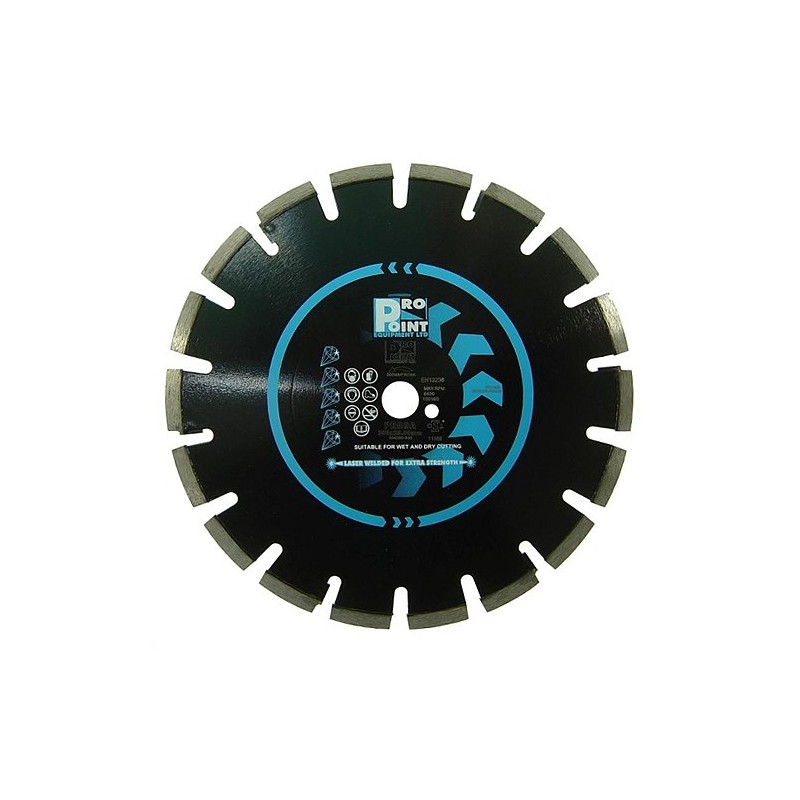 PRO9A - Premium quality laser welded segmented diamond blade for asphalt