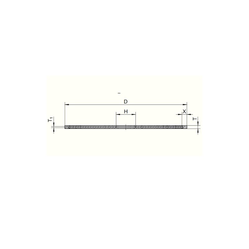 1A1R - Diamond/CBN Cutting Wheel