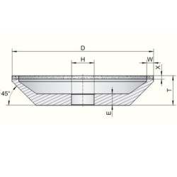 12A2-45 - Diamond/CBN...