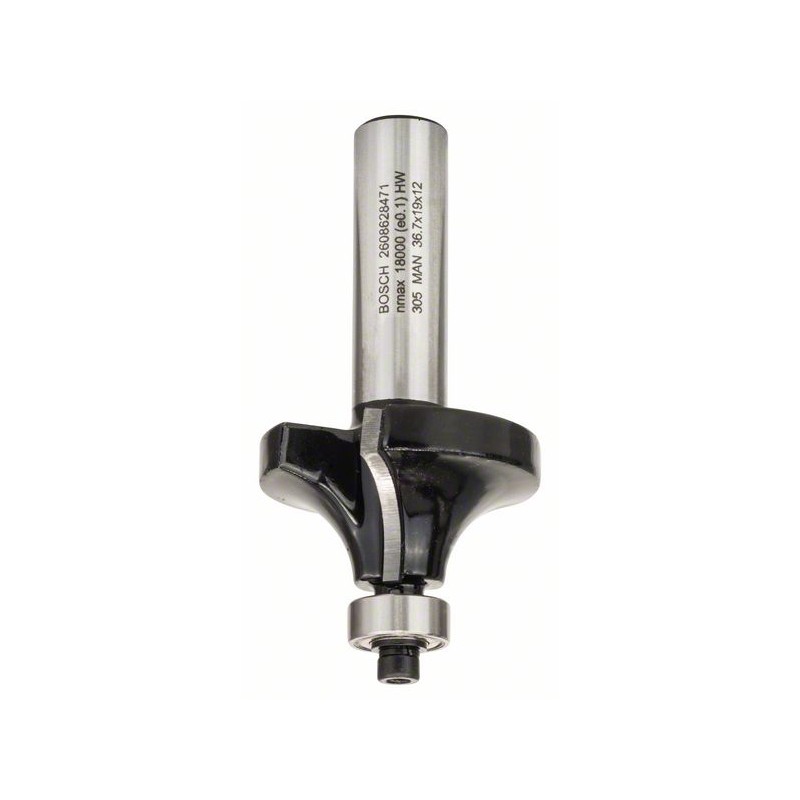 Noapaļošanas frēze kāts 12 mm
