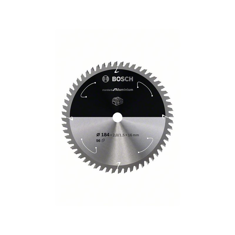 Standard for Aluminium 184x16x2/1.5x56T