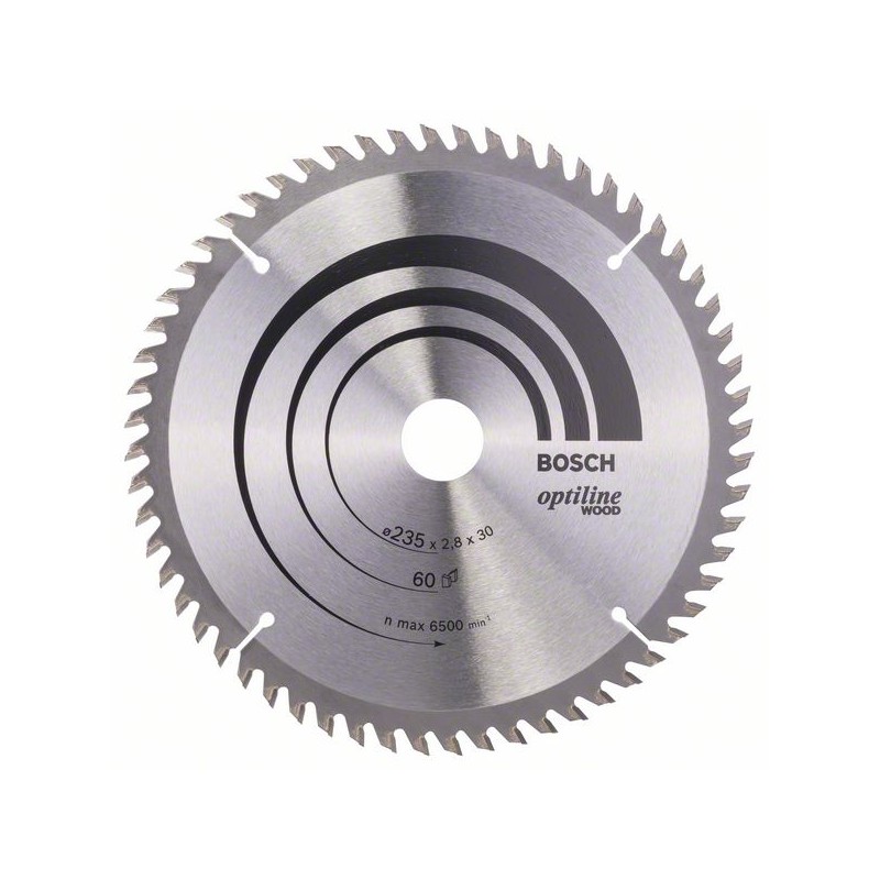 Ripzāģa disks Optiline 235 x 30/25 x 2,8 mm,Z60