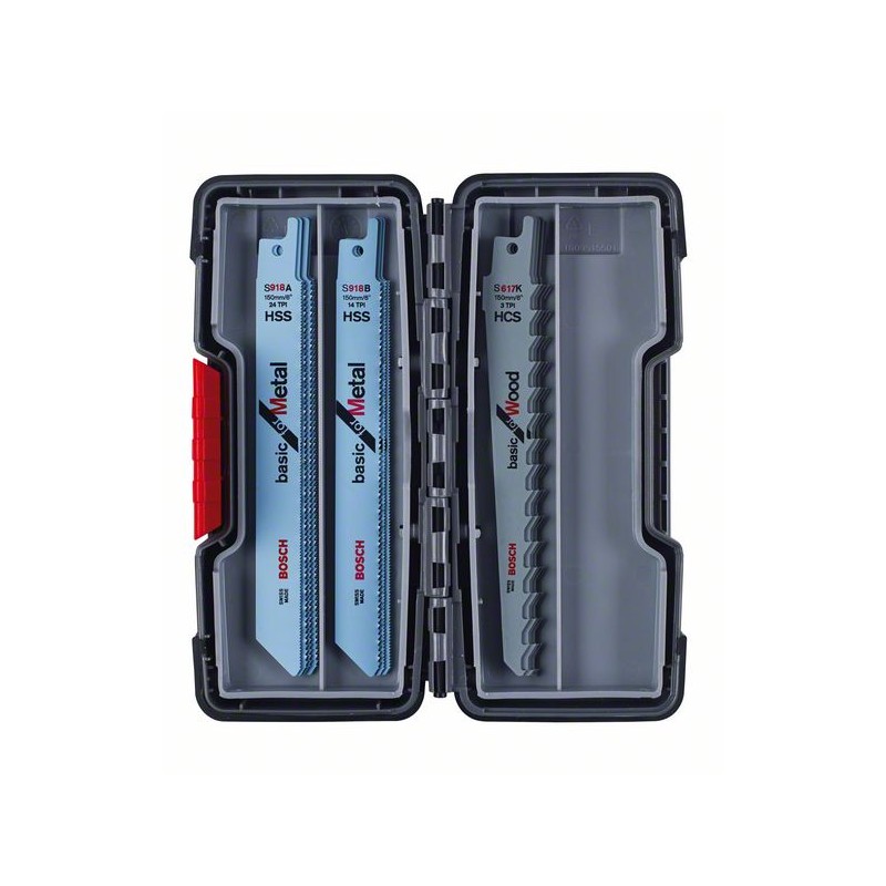 15 Zobenzāģa asmeņu komplekts ToughBox