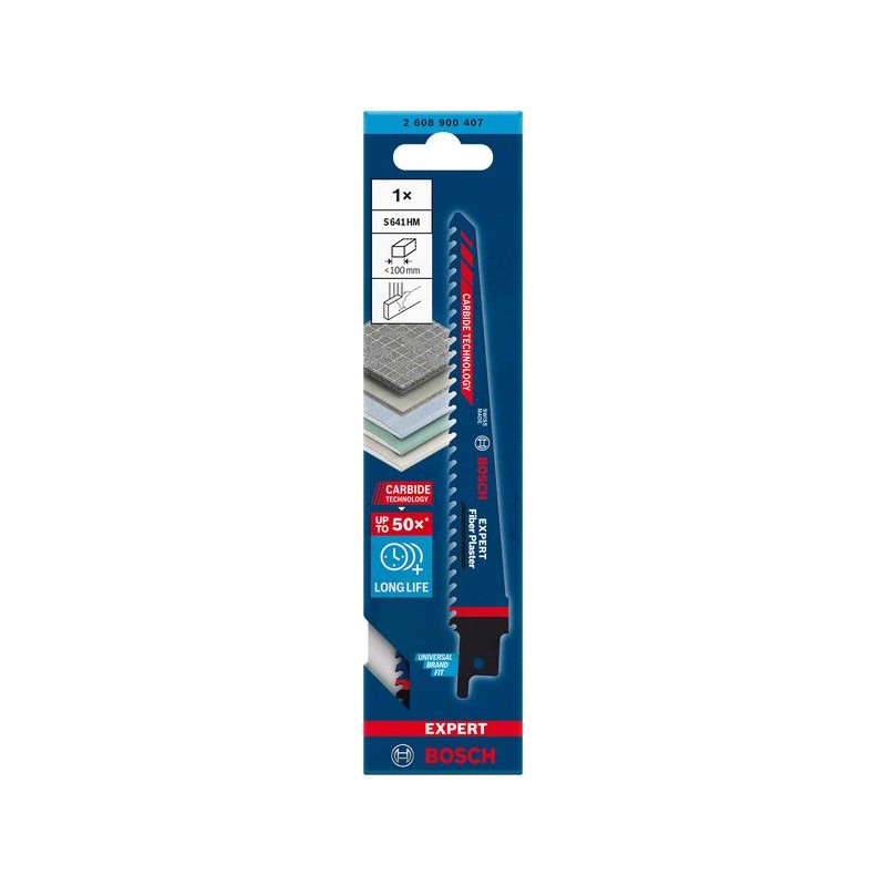 1 Zobenzāģa asmens S641HM Fiber Plasterboard