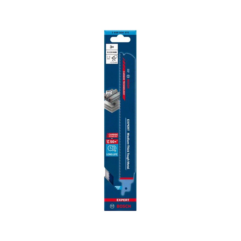 3 zobenzāģa asmeņi S1155HHM Tough Metal