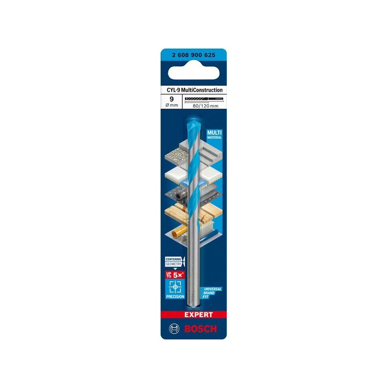 Universāls urbis CYL-9 MC 9x80x120 mm, 1 gab.