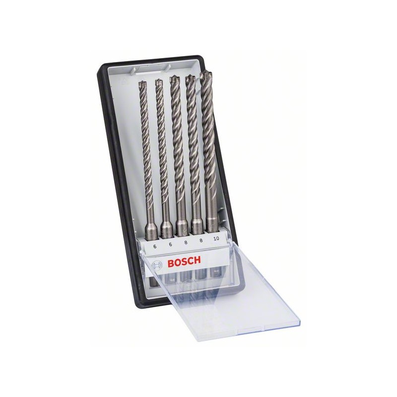 SDS-plus-7X 5 urbj.kompl Robust Line 6/6/8/8/10 mm