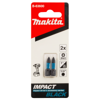 Impact Black PH (Phillips) skrūvgriežu uzgaļi